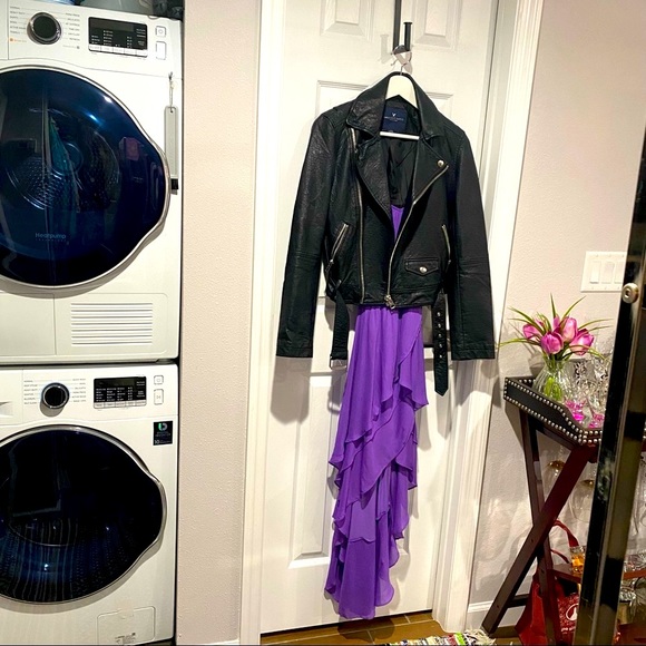 Guess Lavender High/Low Ruffle Dress (size XS)🌹 - Picture 8 of 11